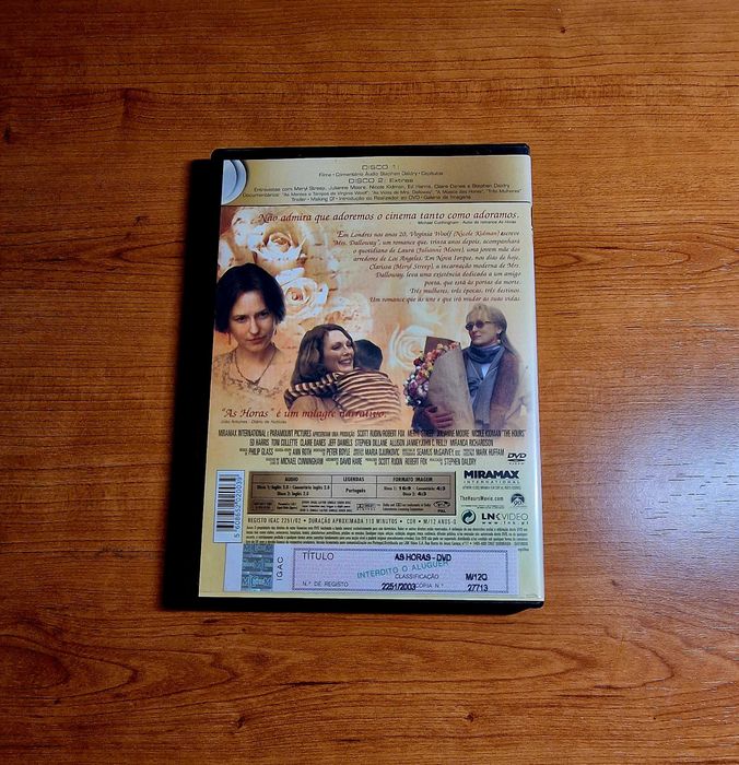 AS HORAS Ed. Especial 2dvds /Meryl Streep/Nicole Kidman/Julianne Moore