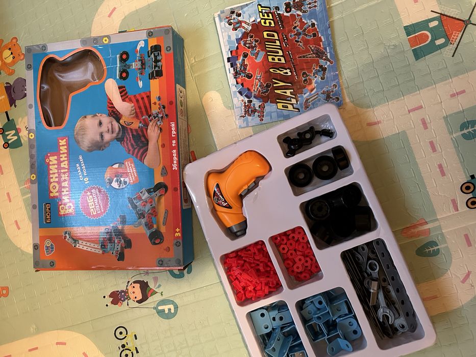 Дитячий пластиковий конструктор “юний винахідник» від limo toys