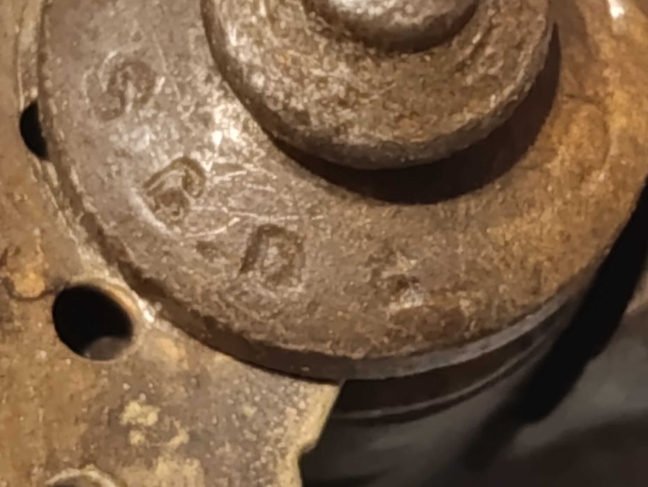 zabytkowy platerowany wyciskacz do cytrusów - sygnowany