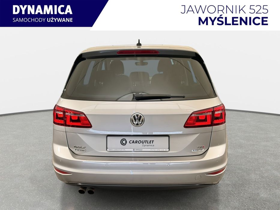 Volkswagen Golf Sportsvan Highline 1.4TSI 125KM DSG 2016 r., salon PL, serwisowany, kpl. opon