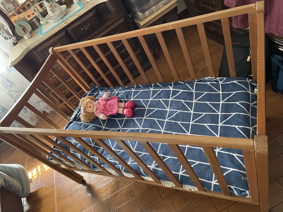 Cama grades criança Trama com colchão IKEA VYSSA oferta edredão
