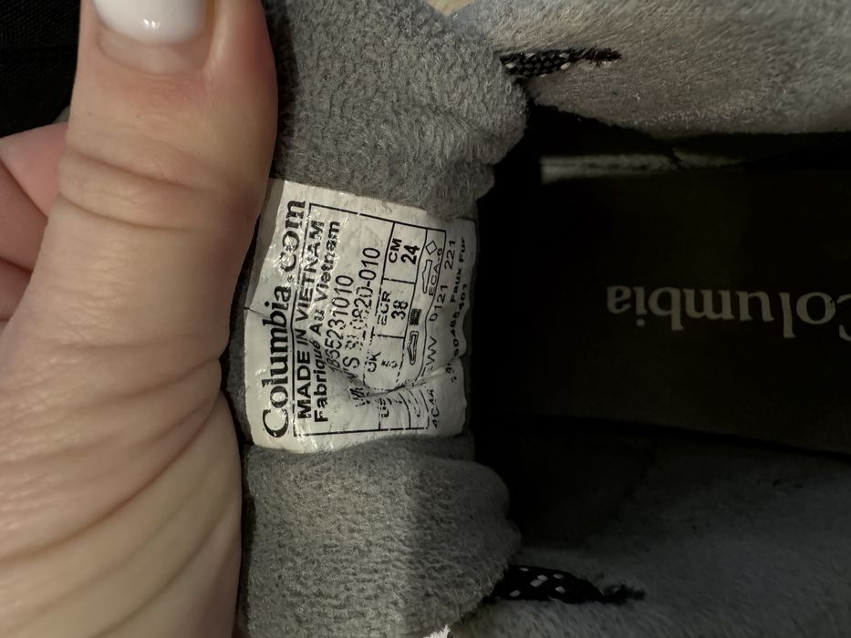 Кроссовки зимние Columbia оригинал 38р