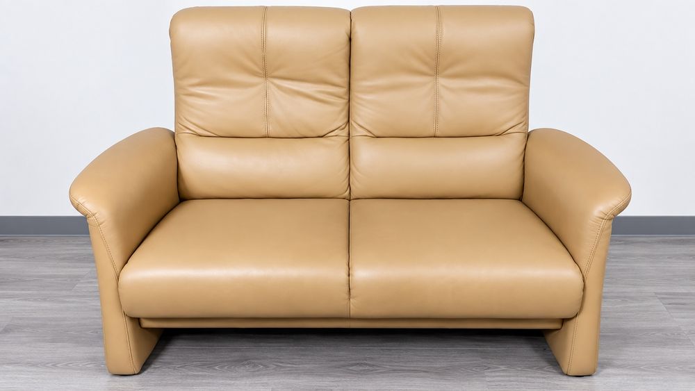 Шкіряний   двомісний диван  бренд Natuzzi.  Італія. Бездоганний