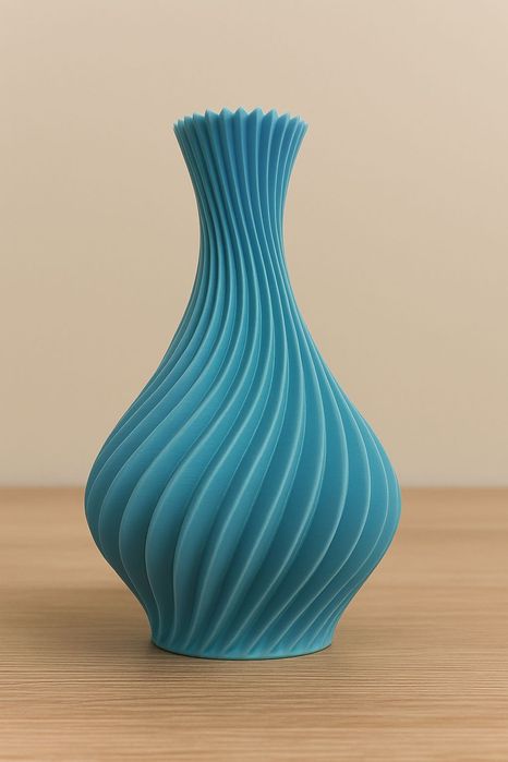 Vaso em espiral minimalista- 15cm