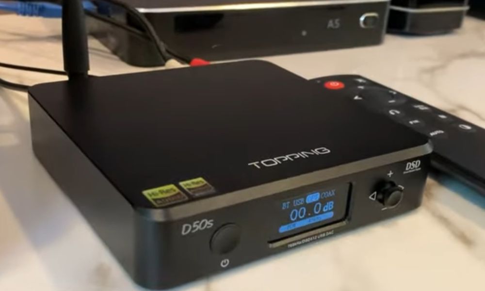 DAC Topping d50s - jak nowy - komplet - bluetooth