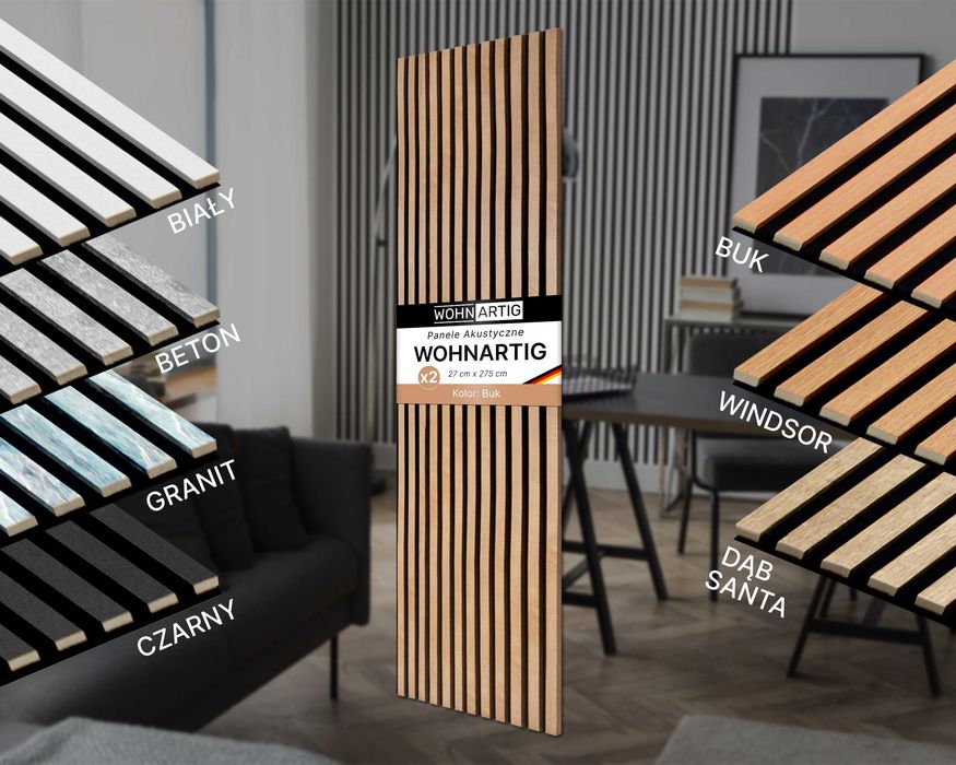 Lamele ścienne – OUTLET Różne kolory i wymiary Wyprzedaż