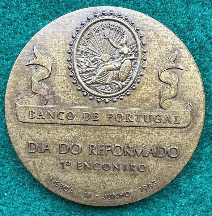 Medalha comemorativa em bronze