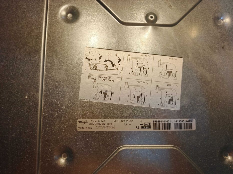 Варильна поверхня Whirlpool AKT 801 NE