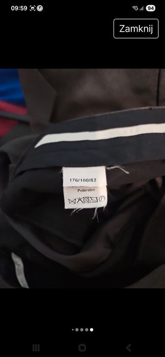 Garnitur męski 176cm