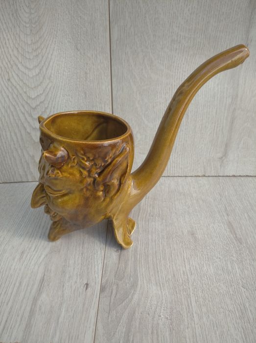 Керамічна трубка Мефистополь,антиквар 70 років