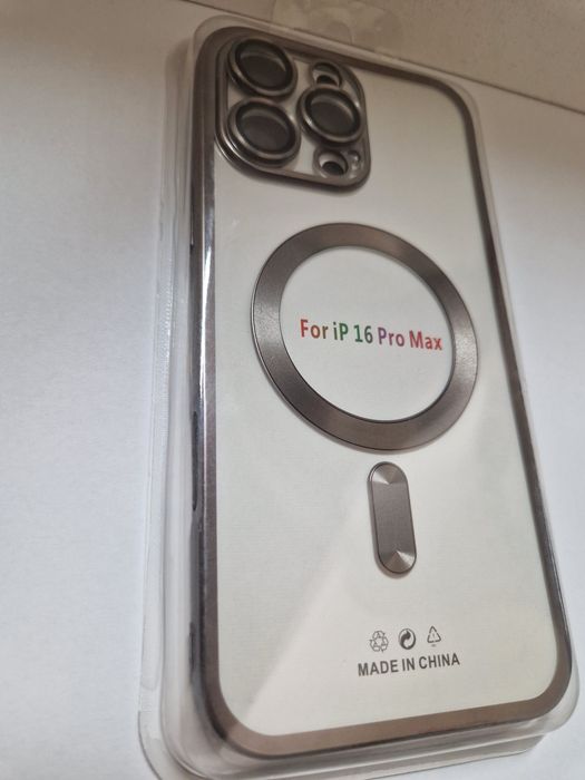 Metallic Magsafe Case do Iphone 16 Pro Max Tytan
