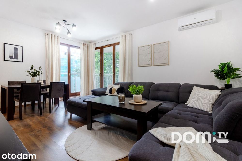 Duży Balkon, Z klimatyzacją, Umeblowane