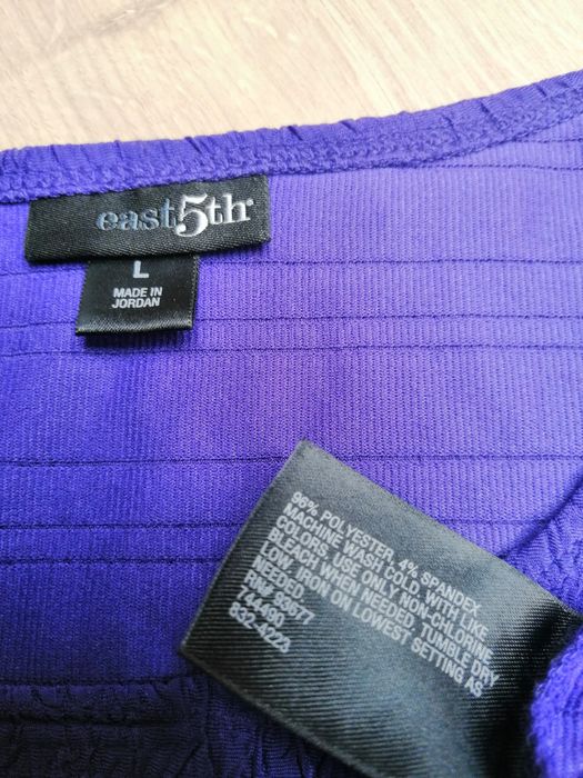 Bluzka damska fioletowa L40/12 krótki  rękaw