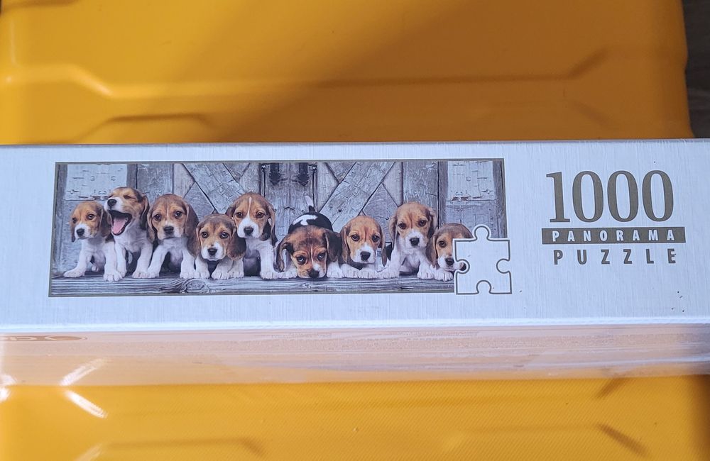 Desafio 1000 Peças - Puzzle Panorama Beagles Clementoni (Selado)
