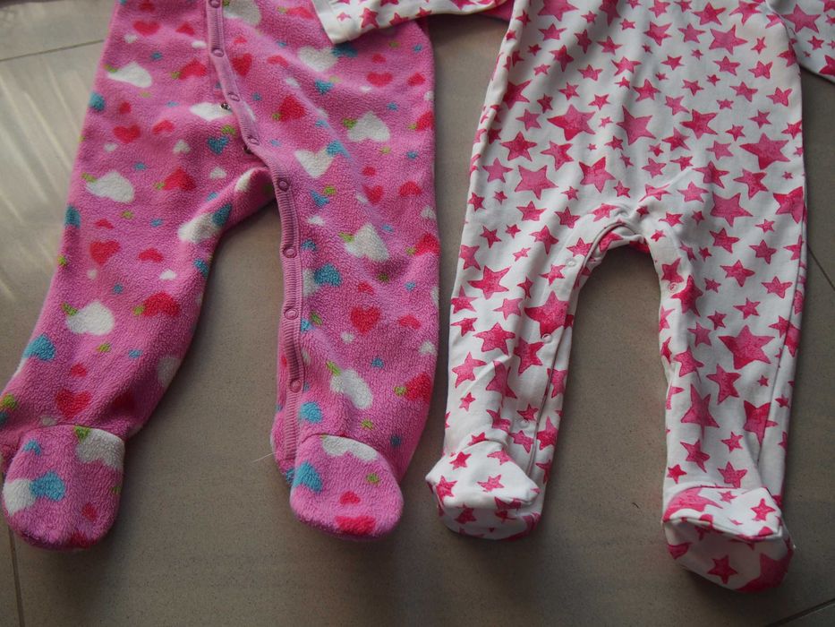 Pajac piżama śpiochy 74 cm 2 sztuki