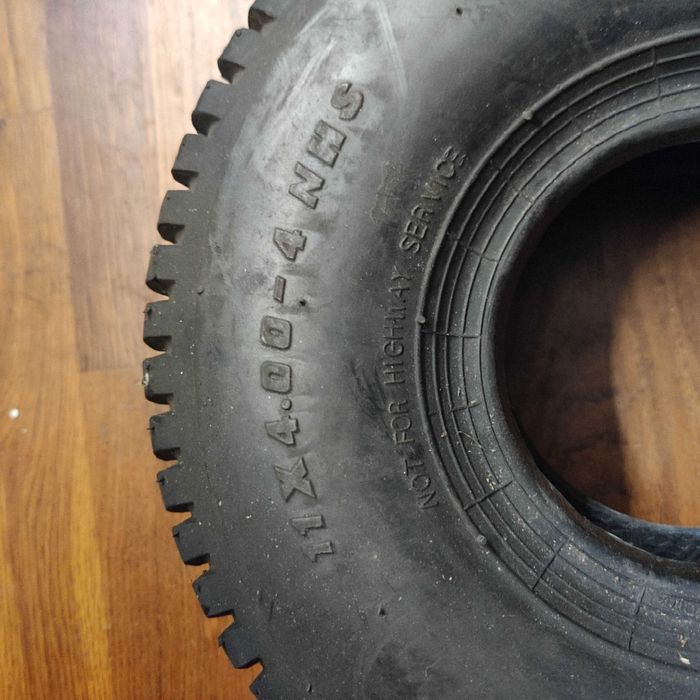 Opony traktorek kosiarka 11x4.00