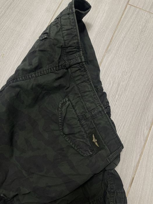 Мужские Карго Шорты Камуфляж Aeronautica Militare Cargo Shorts