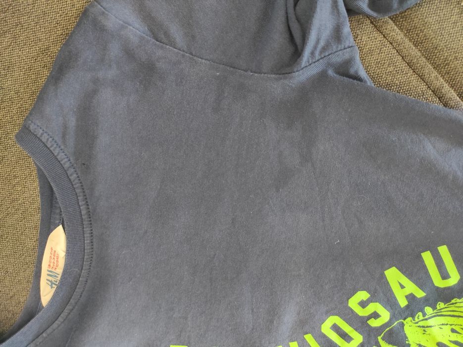 283. Bluzka H&M z Brachiozaurem r. 122-128