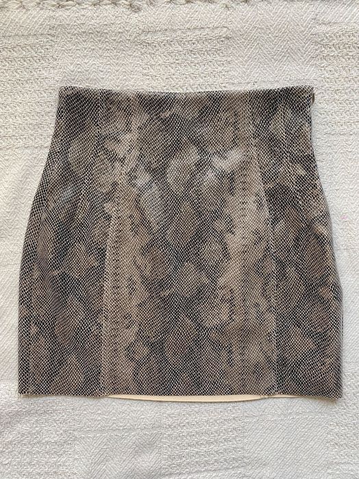 Spódnica Zara skóra węża S 36