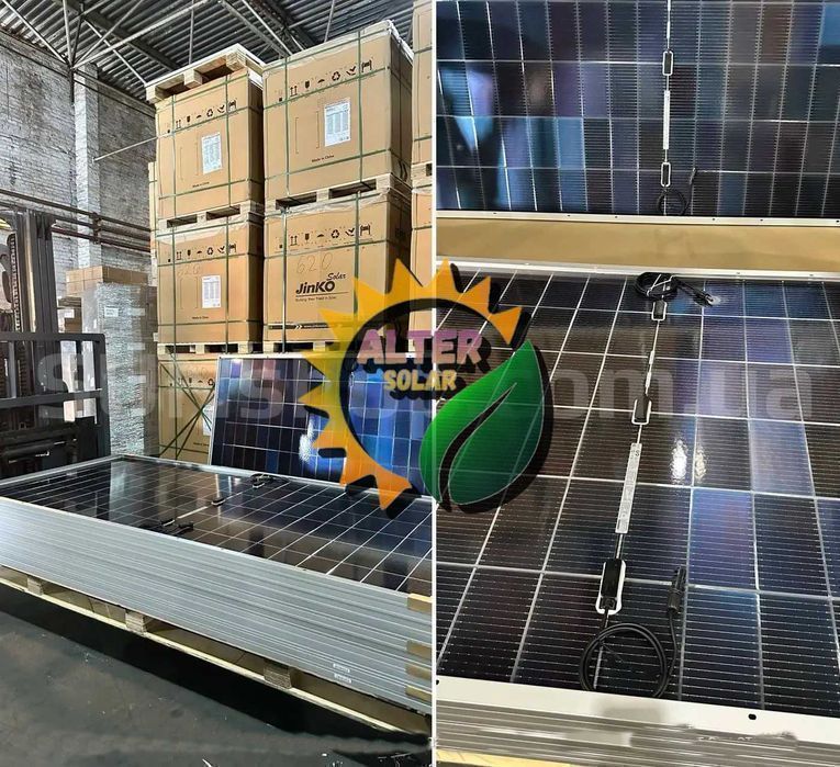 ‼️‼️‼️105$ Сонячні панелі JA Solar 630 Вт BIFACIAL JAM66D45 ‼️МОНТАЖ‼️