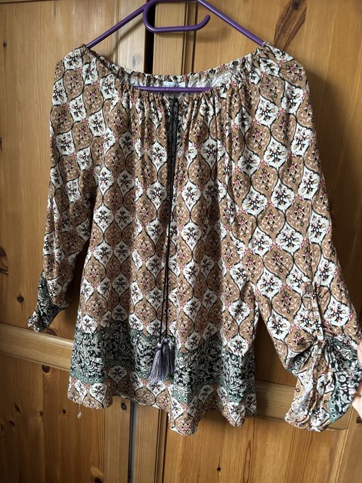 Bluzka boho paisley/ornament/hippie r. uniwersalny