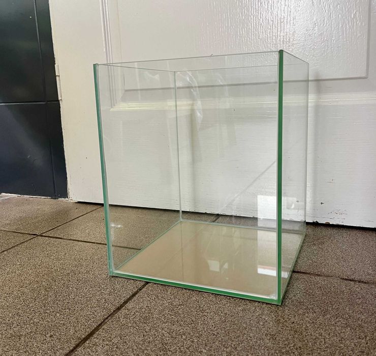 Akwarium Kostka 25x25x30 19L Bezbarwny Silkon NOWE