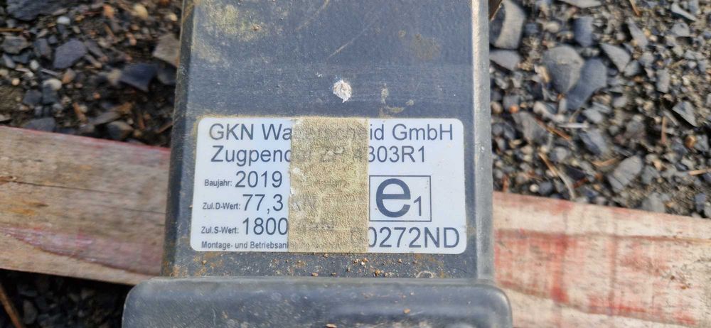 Zaczep listwa szyna Walterscheid scharmuller automat Valtra szyna
