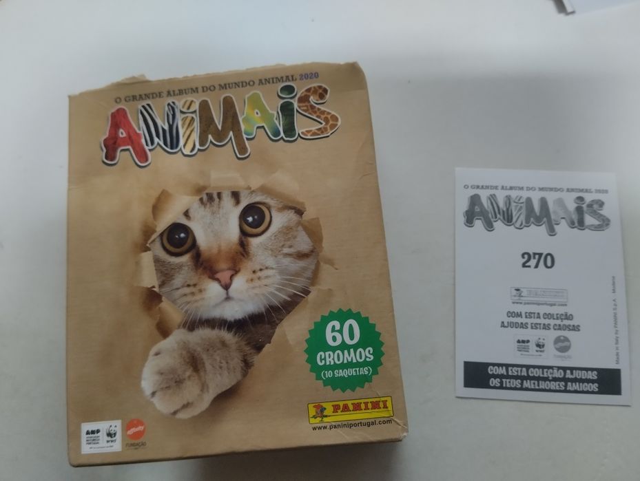 (174) Cromos de Animais 2020