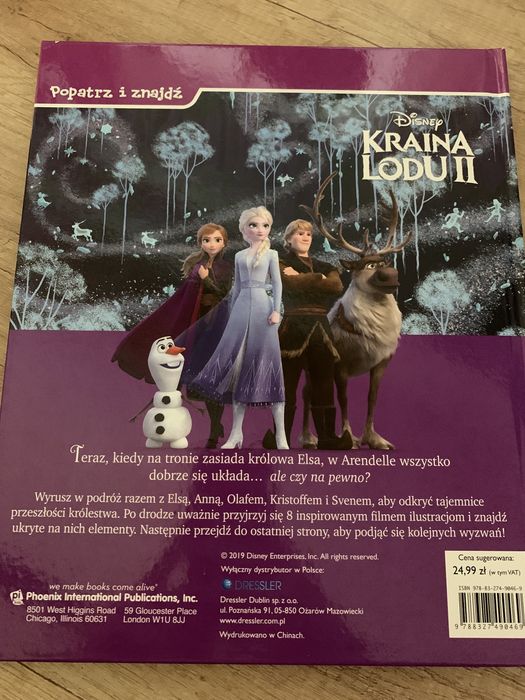 Kraina lodu 2, popatrz i znajdź