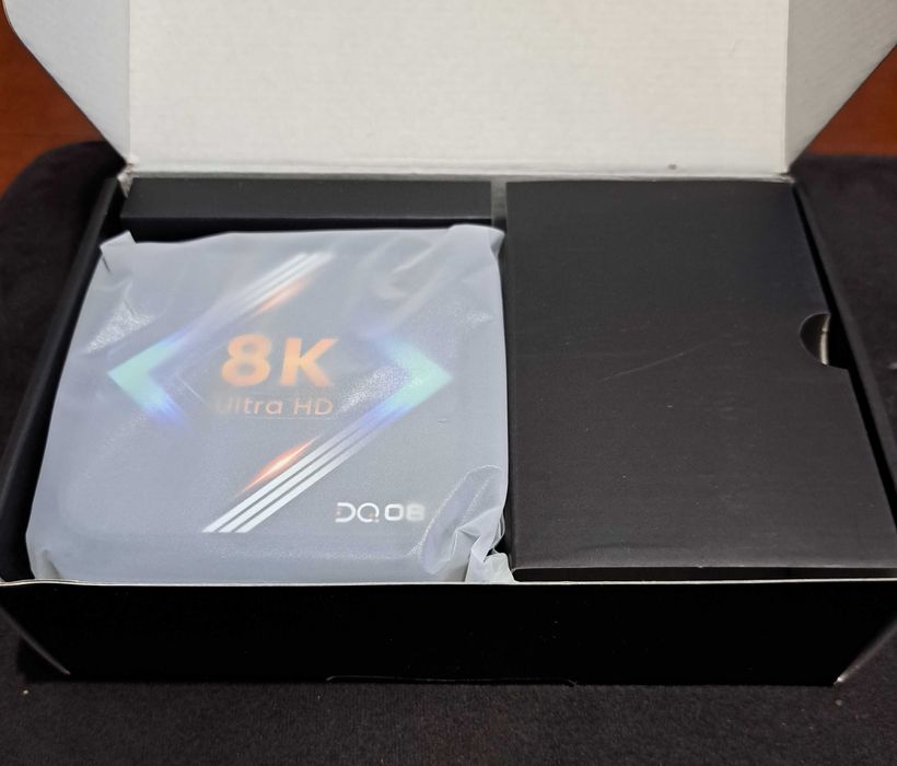 TV BOX DQ08 Android(13) rk3528, 4gb ram, 64gb rom, 2.4G/5G WIFI. NOVO