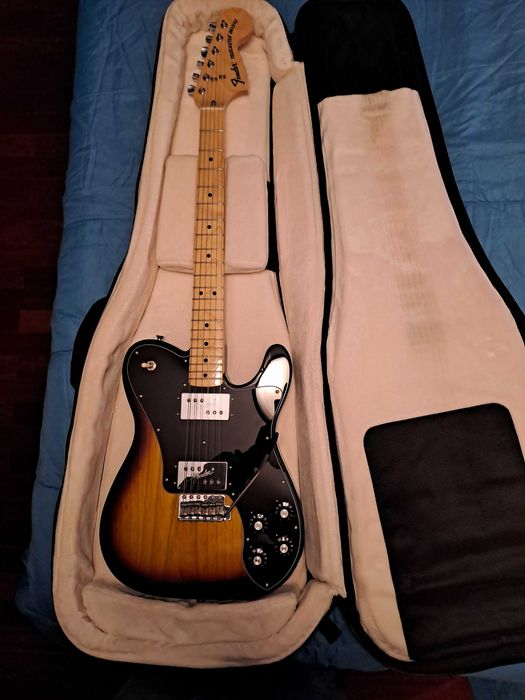 Fender MIJ 70s Telecaster Deluxe Sunburst 2019 + equipamento