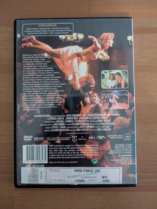 DVD " Dirty Dancing | Dança Comigo " 1987 (Opt. Estado)