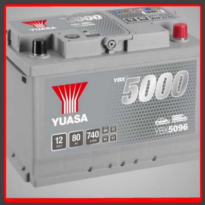 Akumulator Yuasa 80ah 740a uż stan bdb.dostawa