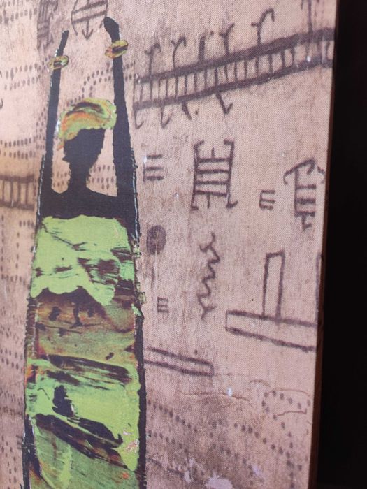 Conjunto de quadros tema étnico