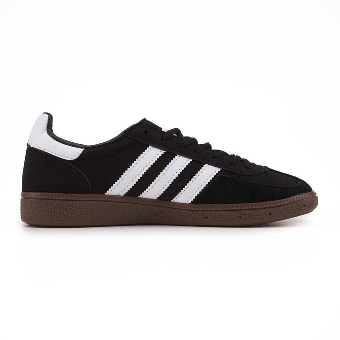 Мужские кроссовки Adidas Spezial Black-White-Brown. Размеры 40-45