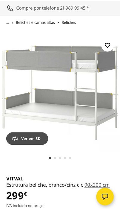 Beliche + 2 colchões