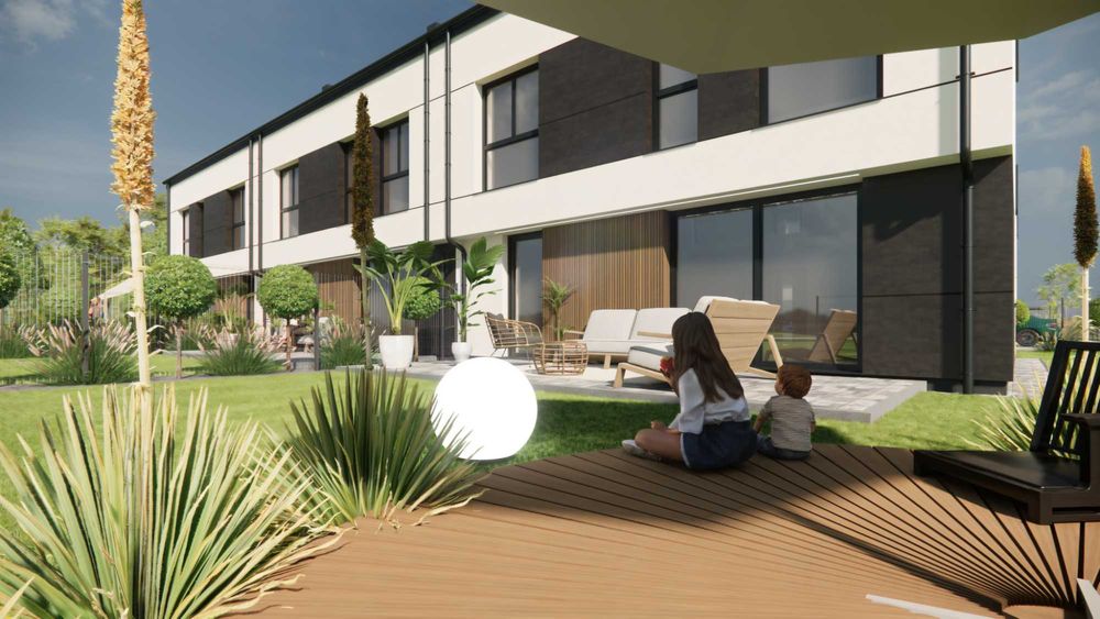 Nowoczesny segment 115 m² + GRATIS poddasze 37 m² | 40 min do Warszawy