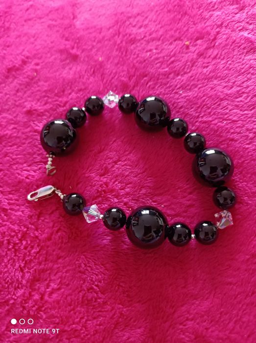 Onyks bransoletka długość 23cm