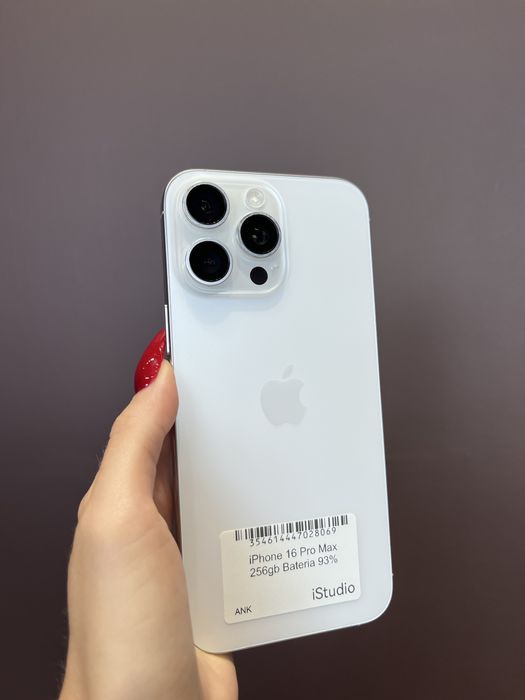 RATY 0% iPhone 16 Pro Max 256 GB BATERIA 93% GWARANCJA 12 miesiecy !!!