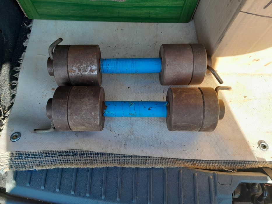 Hantle prl 2x8 kg z zaciskami