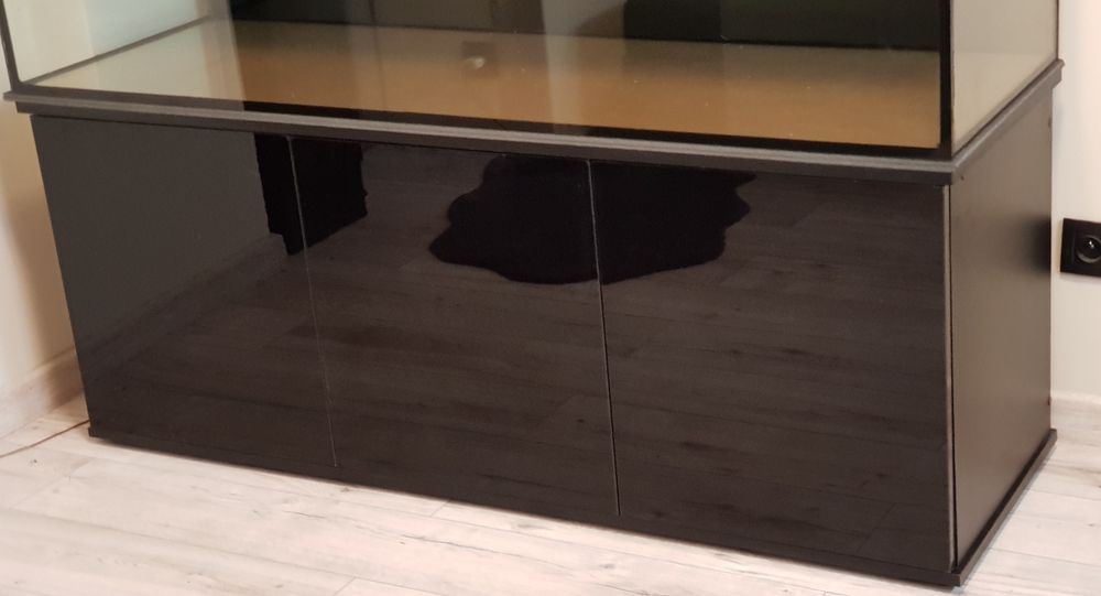 Zestaw akwariowy 150x50x60 akwarium szafka pokrywa alu