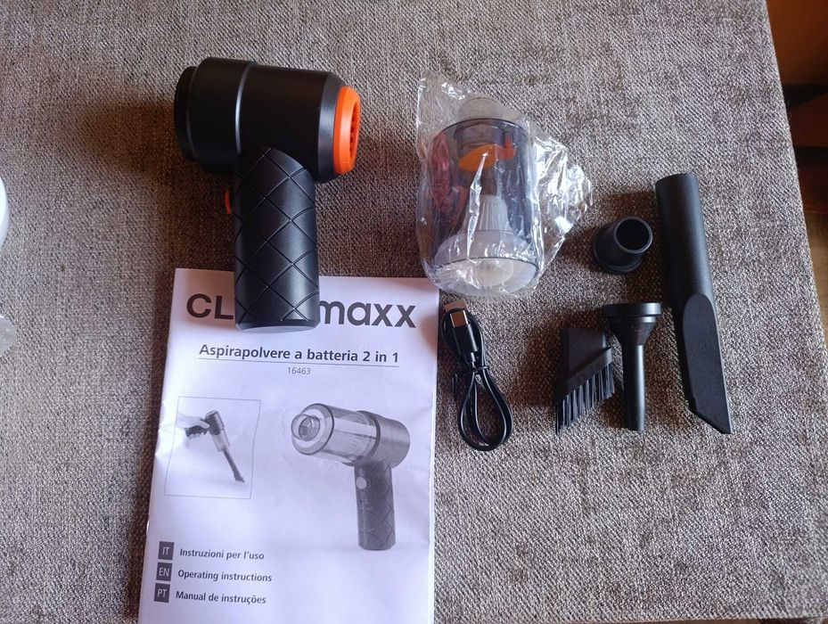 Mini aspirador portátil CLEANmaxx 2 em 1