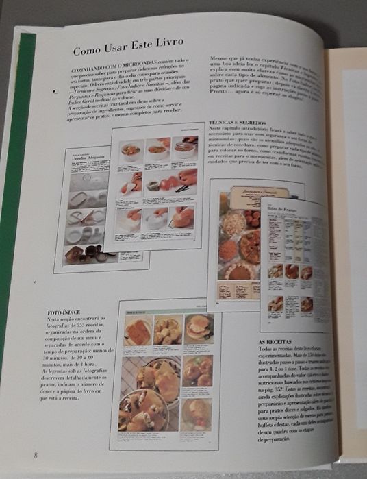 Livro: Cozinhando com o Microondas, como novo!