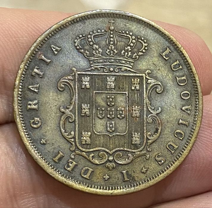 Moeda  530 - X Reis D LUIS 1874