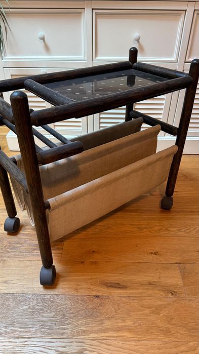 Gazetnik Stolik Vintage Mid Century Bauhaus