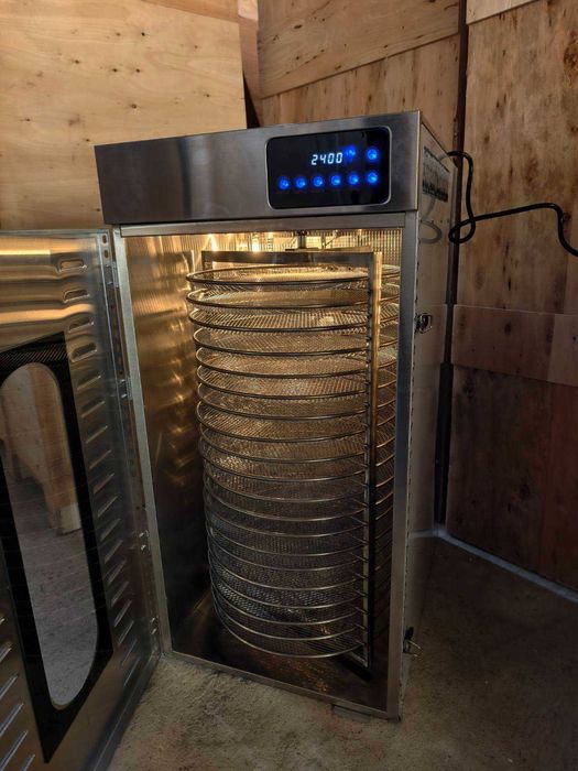 Роторний обертовий дегідратор сушарка для овочів фруктів м'яса 2 кВт