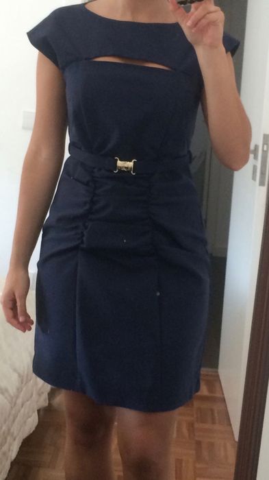 Vestido Twin Set Azul Marinho