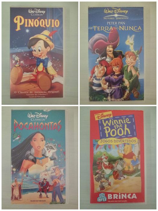 Cassetes VHS Disney