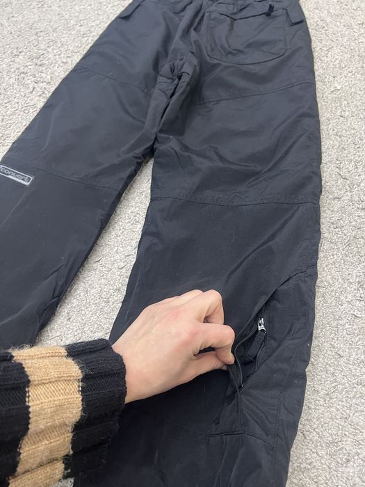 Фирменные лыжные термо штаны Columbia зимние штаны унисекс 140  см