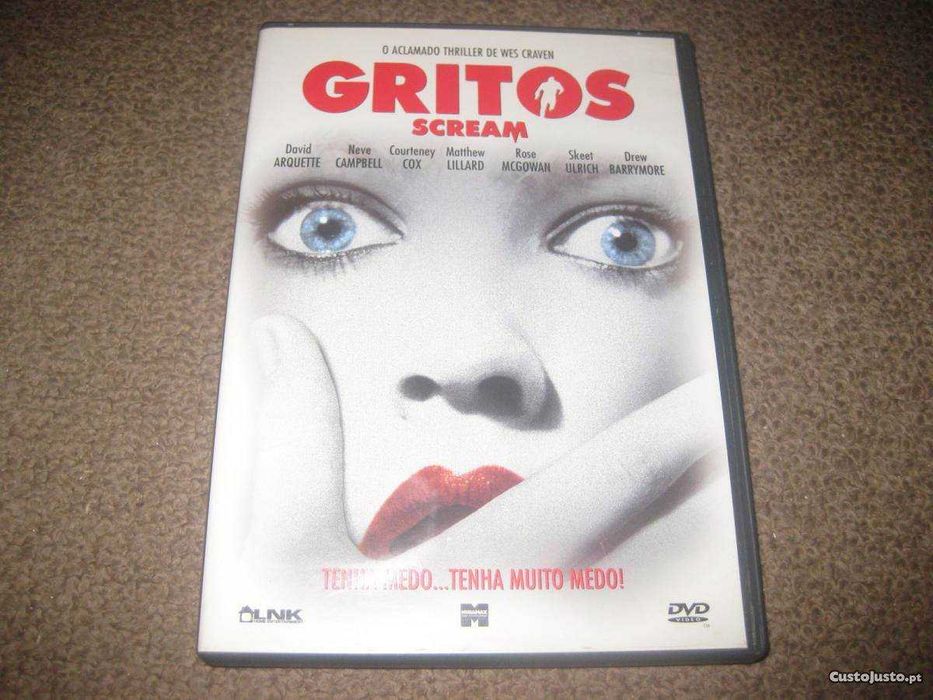 Dvd GRITOS 1º Filme Wes Craven David Arquette Courtney Cox ENTREGA JÁ